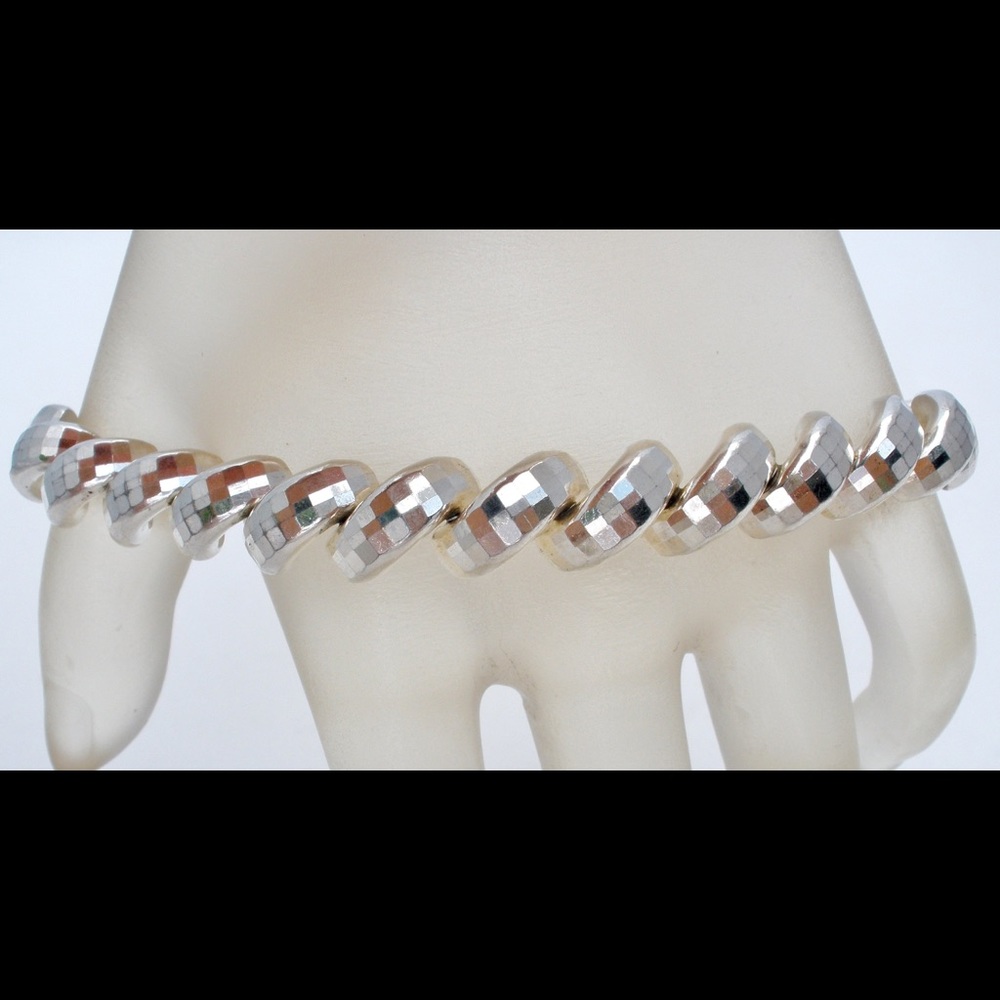 Sterling San Marco bracelet 8 inch